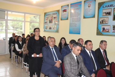 Göygöl Rayon İcra Hakimiyyətinin başçısı Elvin Paşayev Aşıqlı kəndində səyyar qəbul keçirib