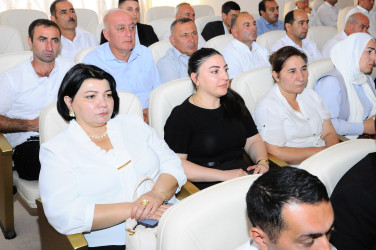 Regional müşavirə keçirilib