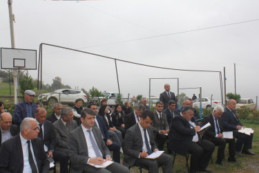 Göygöl Rayon İcra Hakimiyyətinin başçısı Elvin Paşayev Keşkü kəndində səyyar qəbul keçirib