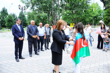Head of the Executive Authority Met with Martyr’s Daughter Aydan Huseynova