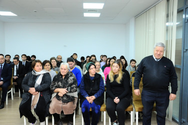 В посёлке Агдаг организована встреча