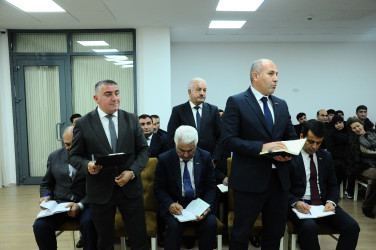 Ağdağ qəsəbəsində görüş təşkil edilib