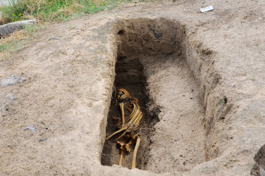 Arxeoloji qazıntı sahəsinə baxış keçirilib
