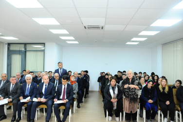 A meeting was organized in Agdag settlement
