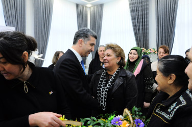 В связи с 8 марта — Международным женским днём проведено мероприятие с семьями шехидов