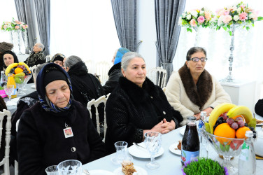 В связи с 8 марта — Международным женским днём проведено мероприятие с семьями шехидов
