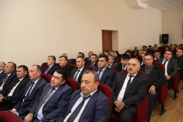 Göygöl Rayon İcra Hakimiyyətində məktəb rəhbərləri ilə görüş keçirilib