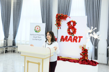 8 Mart – Beynəlxalq Qadınlar Günü münasibətilə şəhid ailələri ilə tədbir keçirilib