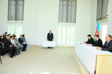 An off-site meeting with city residents was held