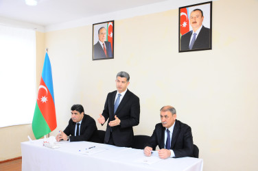 Hacıməlik qəsəbəsində növbəti səyyar qəbul keçirilib
