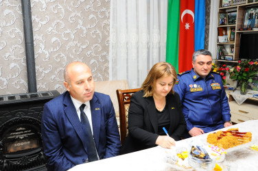 Aprel döyüşləri şəhidinin qəhrəmanlığı yüksək qiymətləndirilib