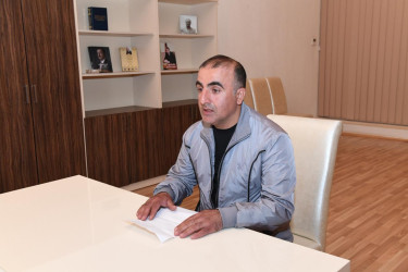 Göygöldə keçmiş məcburi köçkünlərin müraciətləri dinlənilib