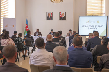 “AzerGold” QSC Göygöldə növbəti görüş keçirib