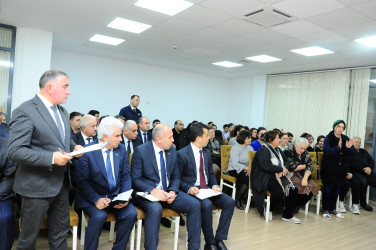 Ağdağ qəsəbəsində görüş təşkil edilib