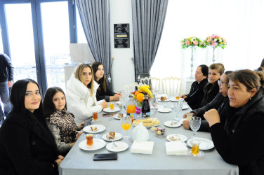 В связи с 8 марта — Международным женским днём проведено мероприятие с семьями шехидов