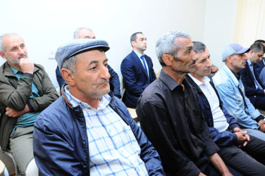 Üçbulaq kənd sakinlərinin müraciətləri dinlənilib