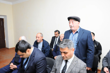Hacıməlik qəsəbəsində növbəti səyyar qəbul keçirilib