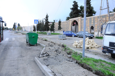 Preparations for the international cycling race on the Goygol route