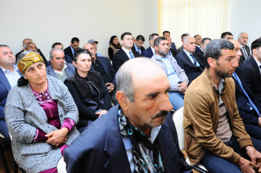 Üçbulaq kənd sakinlərinin müraciətləri dinlənilib