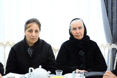 В связи с 8 марта — Международным женским днём проведено мероприятие с семьями шехидов