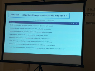 Проведены тренинги для государственных служащих