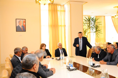 Çernobıl əlilləri ilə görüş təşkil olunub