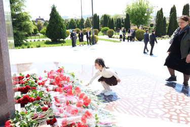 The cherished memory of the Great Leader is commemorated with deep respect