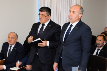 The next meeting with representatives and municipalities was held