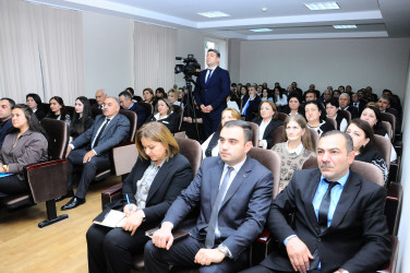 Təhsil işçiləri ilə görüş keçirilib