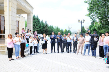 Head of the Executive Authority Met with Martyr’s Daughter Aydan Huseynova