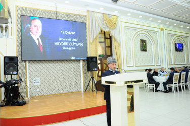 Ulu Öndər Heydər Əliyevin xatirəsi dərin ehtiramla yad edilib