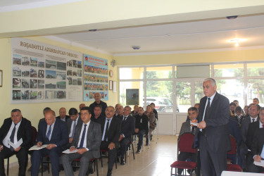 Göygöl Rayon İcra Hakimiyyətinin başçısı Elvin Paşayev Aşıqlı kəndində səyyar qəbul keçirib