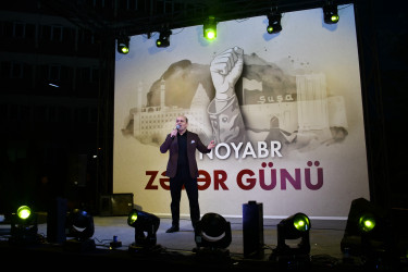 Göygöl rayonunda 8 Noyabr – Zəfər Gününün 5-ci ildönümü münasibətilə möhtəşəm “Zəfər” konserti keçirilib