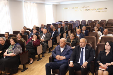 Qərbi Azərbaycan İcmasının üzvləri ilə növbəti görüş