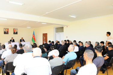 Şəhriyar kəndində səyyar görüş keçirilib