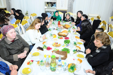 An iftar table has been organized in Goygol