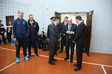 Göygöl rayonunda yeniyetmə voleybolçularla görüş keçirilib