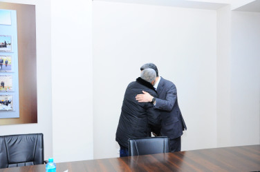 Şəhid atası ilə görüş keçirilib