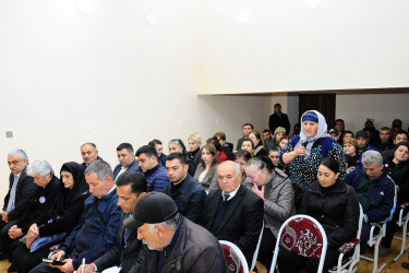 Çaykənd və Yeni Zod kənd sakinlərinin müraciətləri dinlənilib