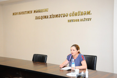 Sakinlərin növbəti qəbulu keçirilib