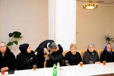 Göygöldə şəhid ailələri ilə görüşlər keçirilir