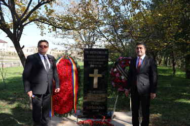 Rumıniyanın Azərbaycandakı fövqəladə və səlahiyyətli səfiri Vasile Soare Göygöl rayonuna rəsmi səfər edib