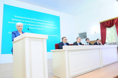 Göygöldə aqrar sahədə yeni Dövlət Proqramının müzakirəsi ilə bağlı regional müşavirə keçirilib