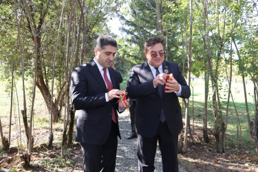 Rumıniyanın Azərbaycandakı fövqəladə və səlahiyyətli səfiri Vasile Soare Göygöl rayonuna rəsmi səfər edib