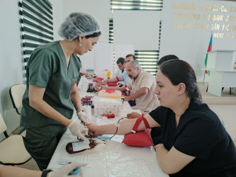 “Talassemiyasız həyat naminə” qanvermə aksiyası