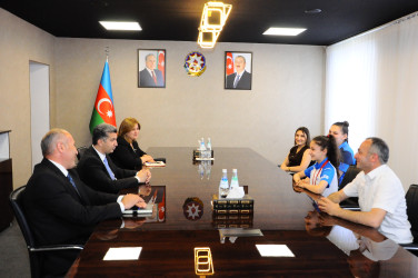 Head of the Executive Authority Met with Martyr’s Daughter Aydan Huseynova