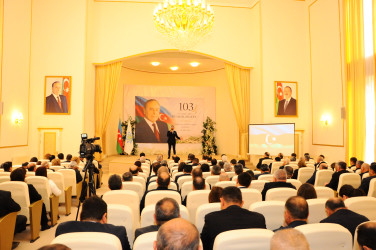 Ümummilli Lider Heydər Əliyev 103 il