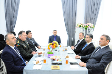 В связи с 8 марта — Международным женским днём проведено мероприятие с семьями шехидов