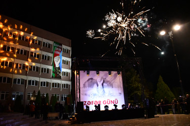 Göygöl rayonunda 8 Noyabr – Zəfər Gününün 5-ci ildönümü münasibətilə möhtəşəm “Zəfər” konserti keçirilib