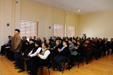 A mobile reception with citizens has been organized in the village of Üçtəpə